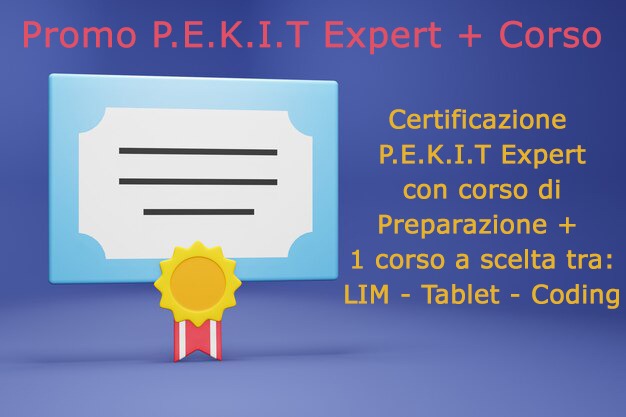 Certificazioni Corsi Riconosciuti Promo Pekit expert corso