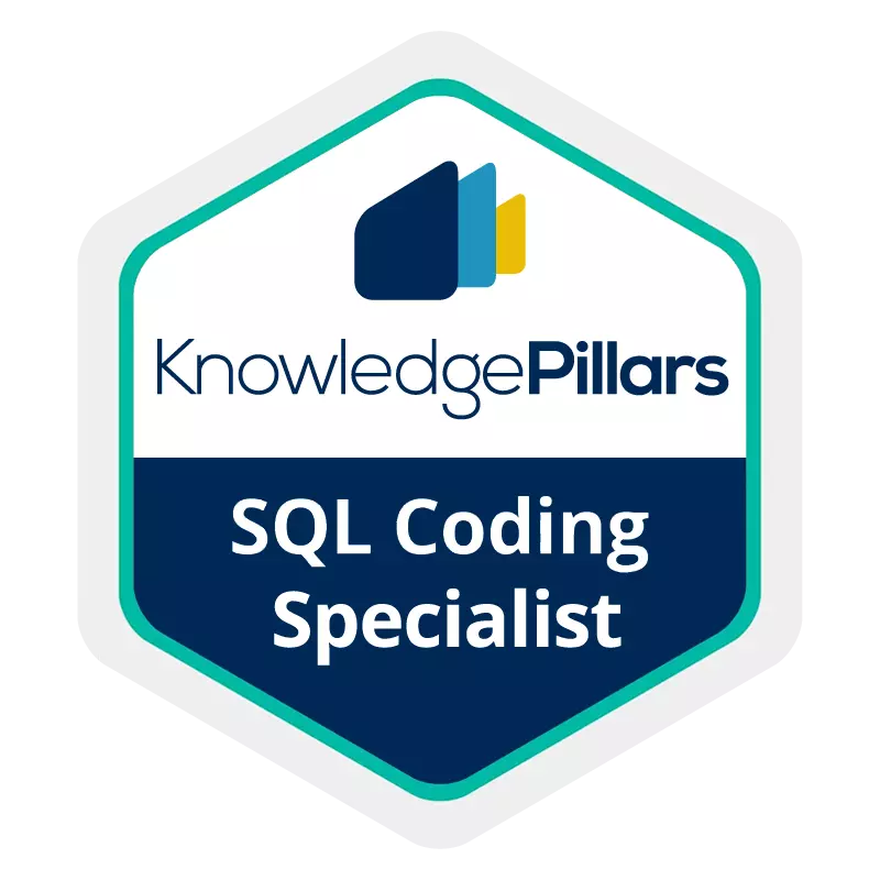 Certificazione Knowledge Pillars SQL Coding Specialist
