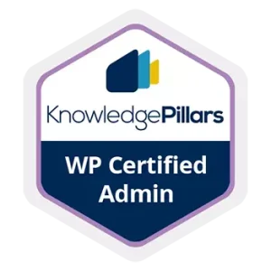 Certificazione Knowledge Pillars WordPress Administrator