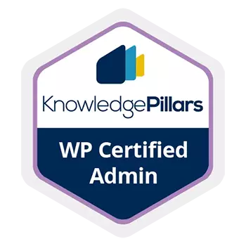 Certificazione Knowledge Pillars WordPress Administrator