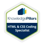 Certificazione Knowledge Pillars HTML CSS Coding Specialist