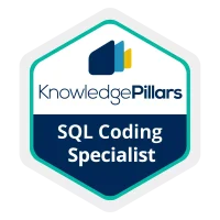 Certificazione Knowledge Pillars SQL Coding Specialist