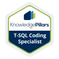 Certificazione Knowledge Pillars T SQL Coding Specialist